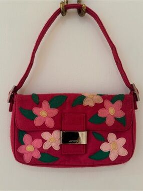 Vintage XOXO floral shoulder bag